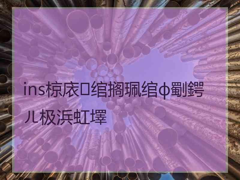 ins椋庡绾搁珮绾ф劅鍔ㄦ极浜虹墿