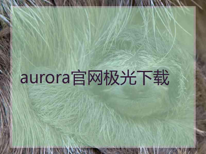 aurora官网极光下载