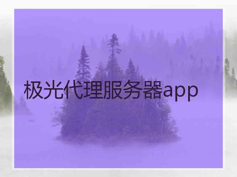 极光代理服务器app