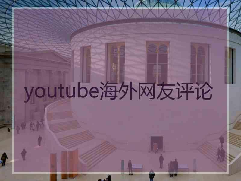 youtube海外网友评论