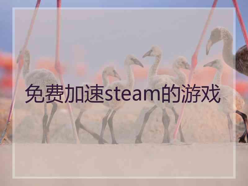 免费加速steam的游戏