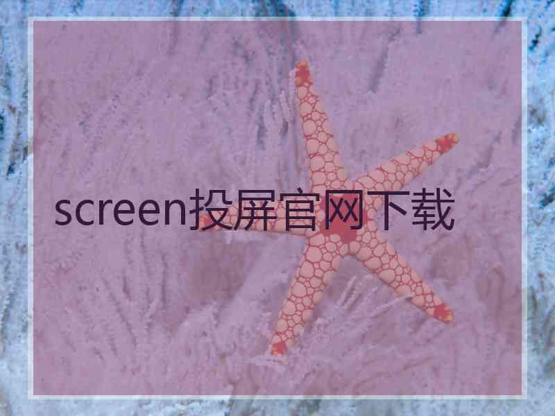 screen投屏官网下载