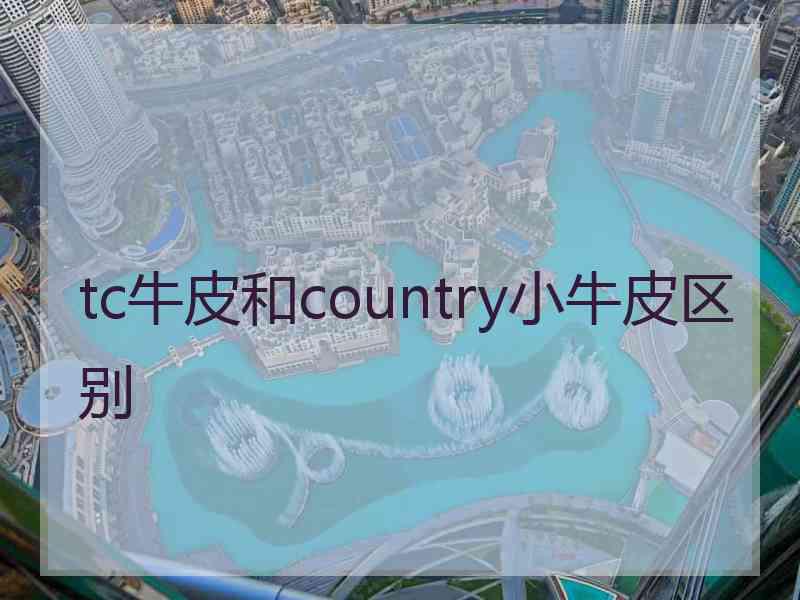 tc牛皮和country小牛皮区别