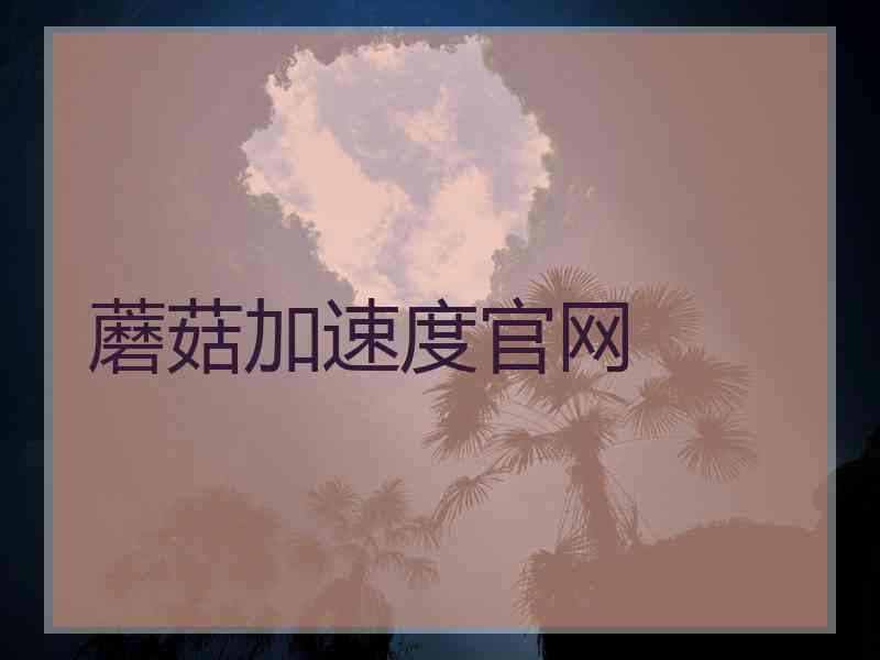 蘑菇加速度官网