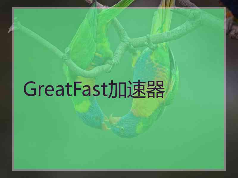 GreatFast加速器