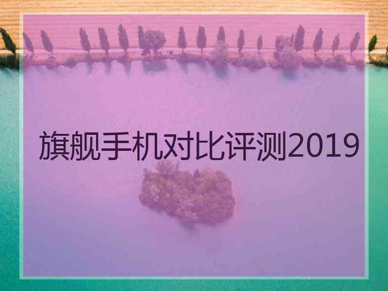 旗舰手机对比评测2019