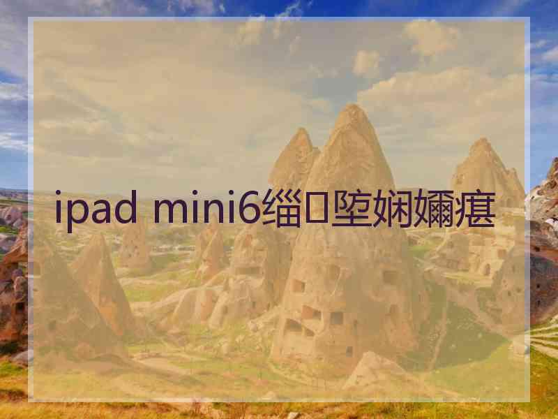 ipad mini6缁埅娴嬭瘎