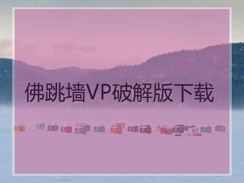 佛跳墙VP破解版下载