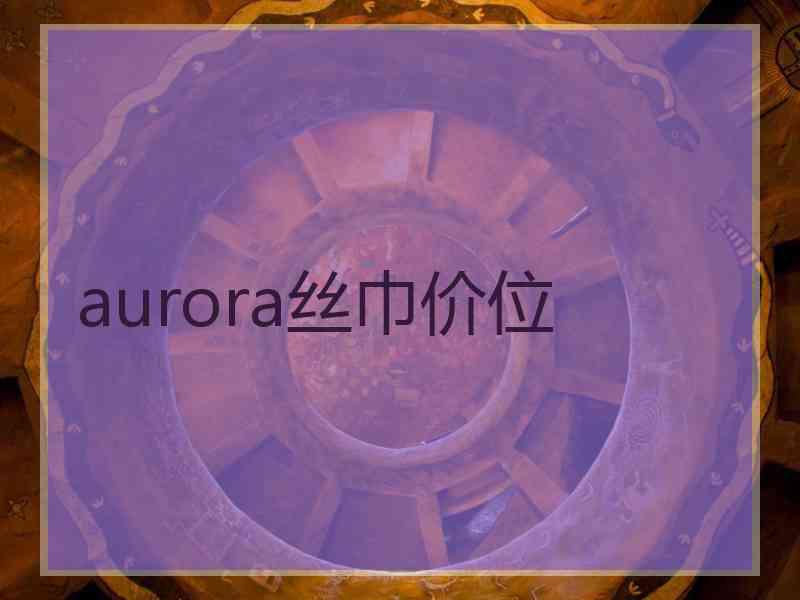 aurora丝巾价位