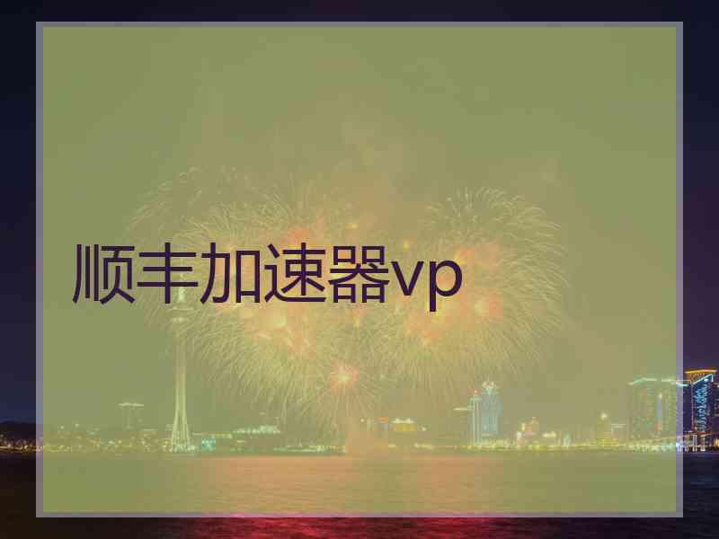 顺丰加速器vp