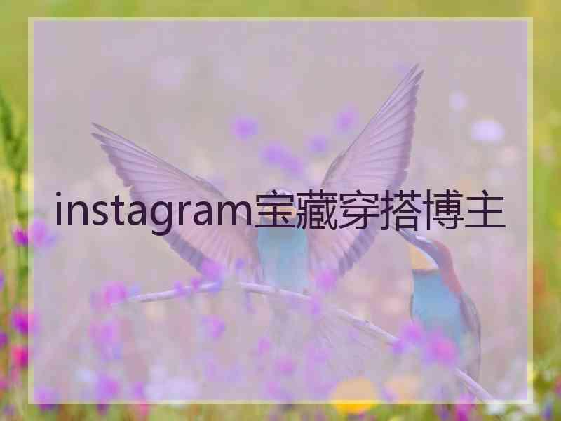 instagram宝藏穿搭博主