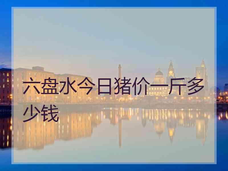 六盘水今日猪价一斤多少钱