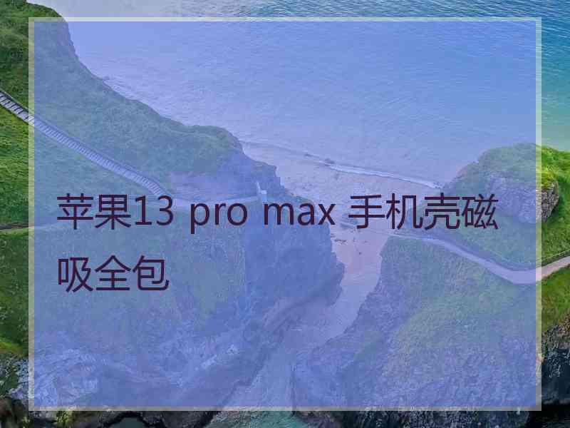 苹果13 pro max 手机壳磁吸全包