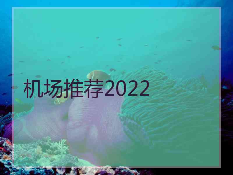 机场推荐2022