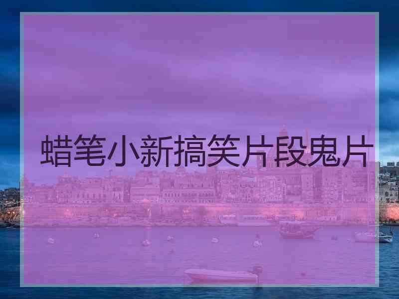 蜡笔小新搞笑片段鬼片