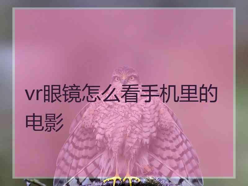 vr眼镜怎么看手机里的电影