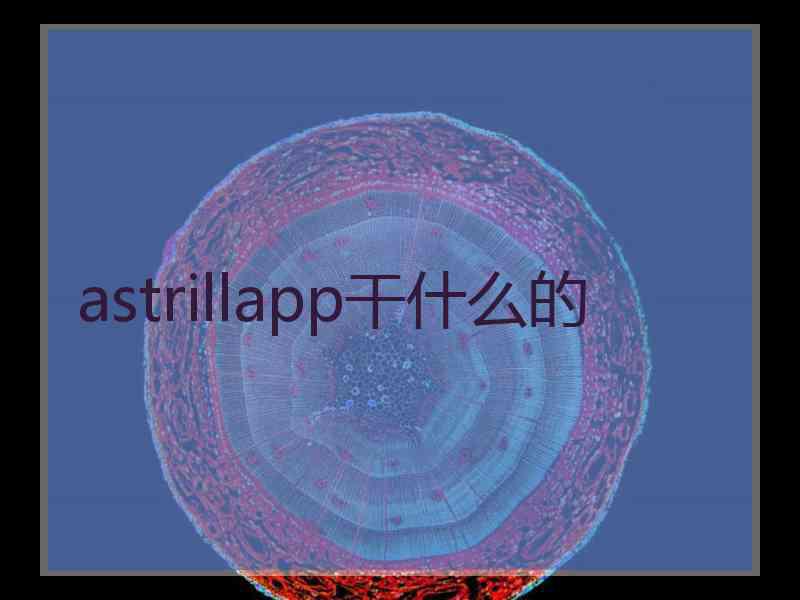 astrillapp干什么的