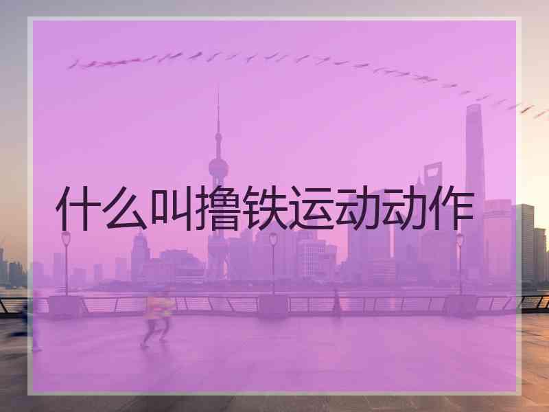 什么叫撸铁运动动作