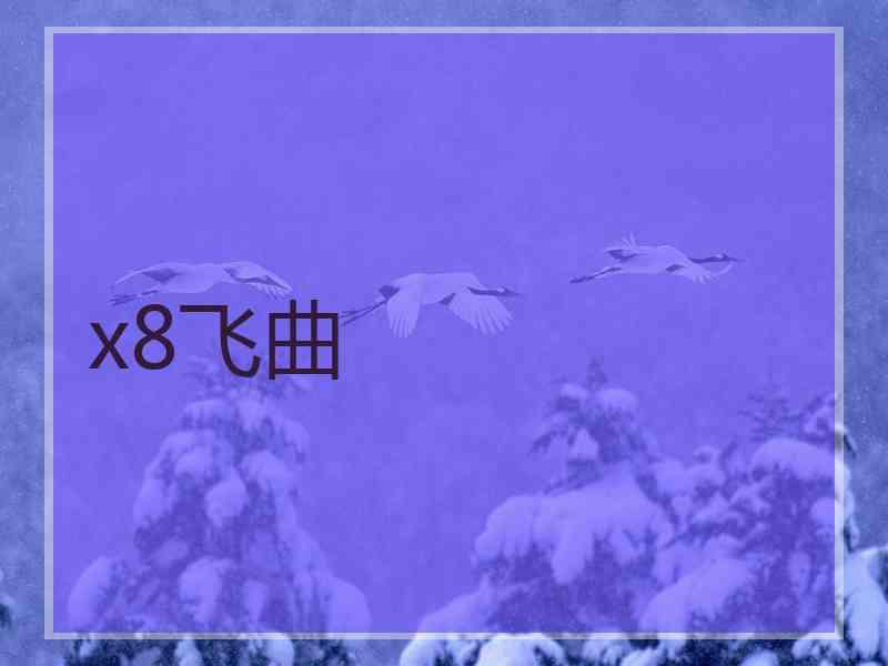 x8飞曲