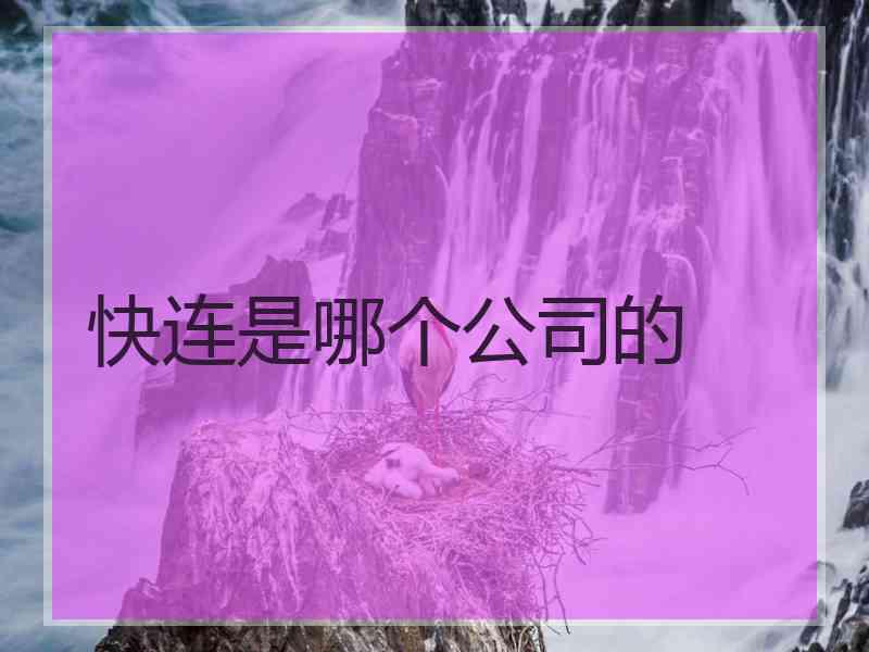 快连是哪个公司的