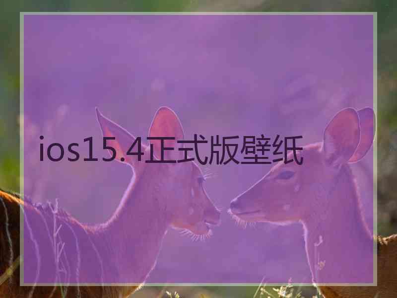 ios15.4正式版壁纸