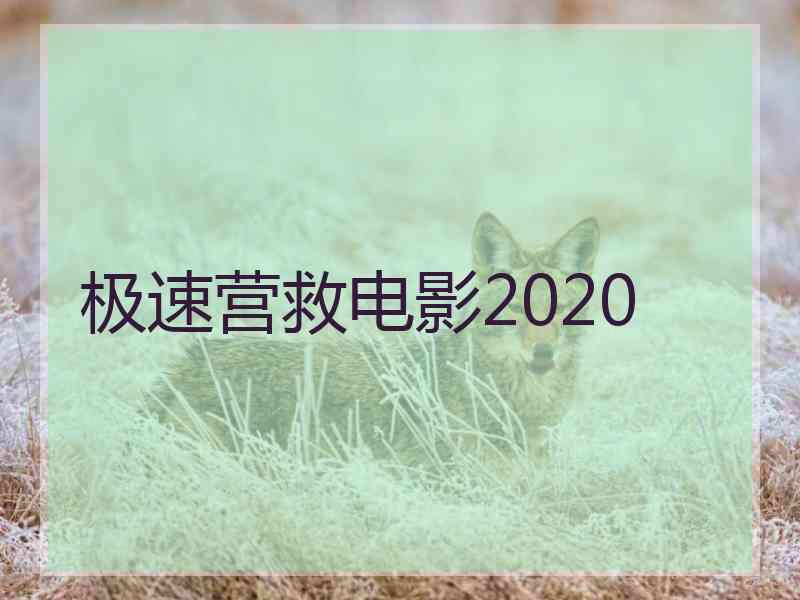 极速营救电影2020