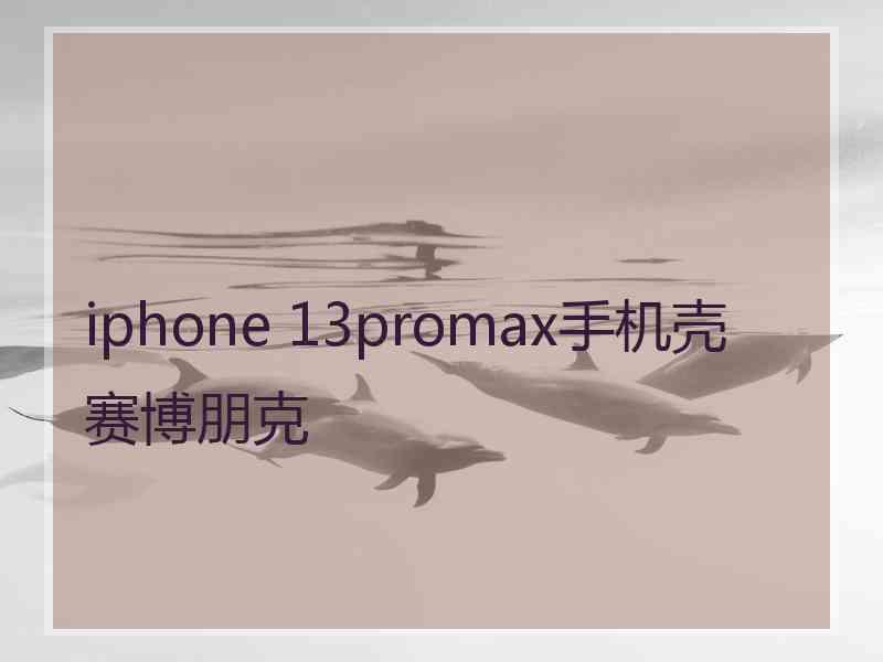 iphone 13promax手机壳赛博朋克