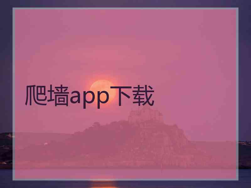 爬墙app下载