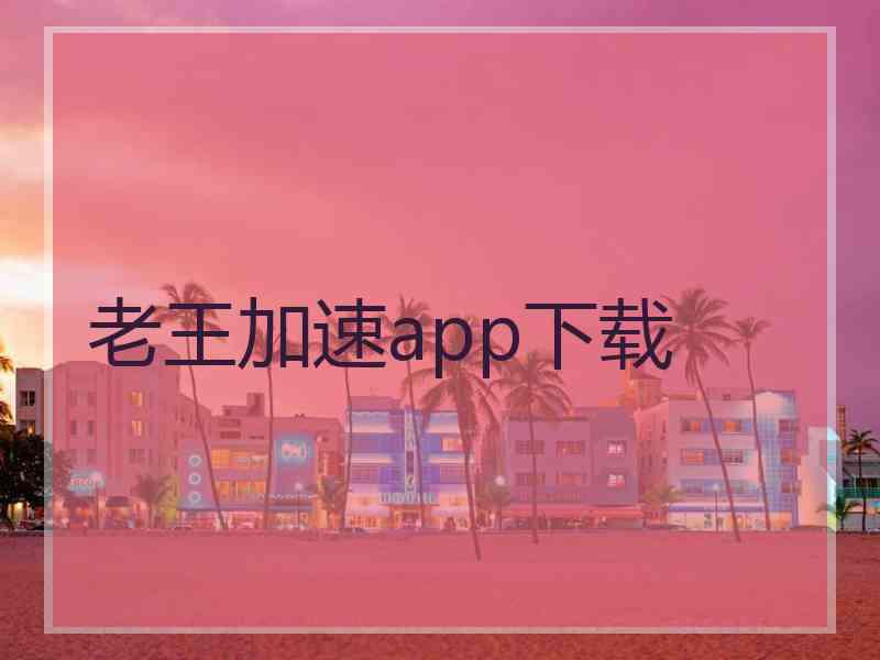 老王加速app下载