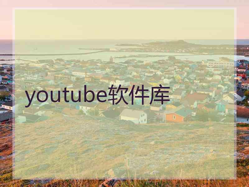 youtube软件库