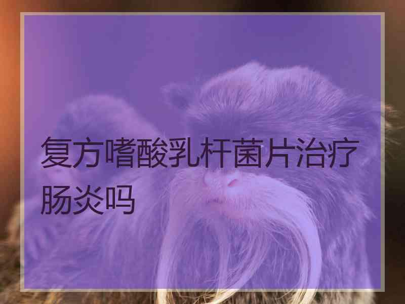 复方嗜酸乳杆菌片治疗肠炎吗