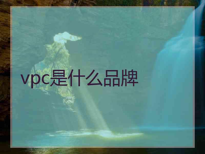 vpc是什么品牌