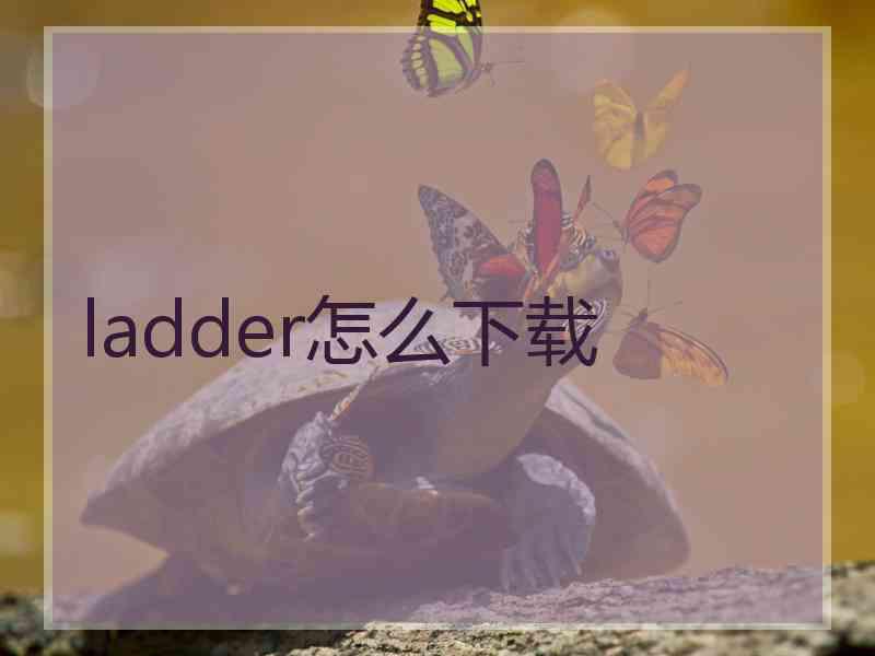 ladder怎么下载