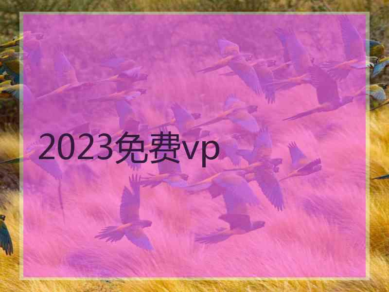 2023免费vp