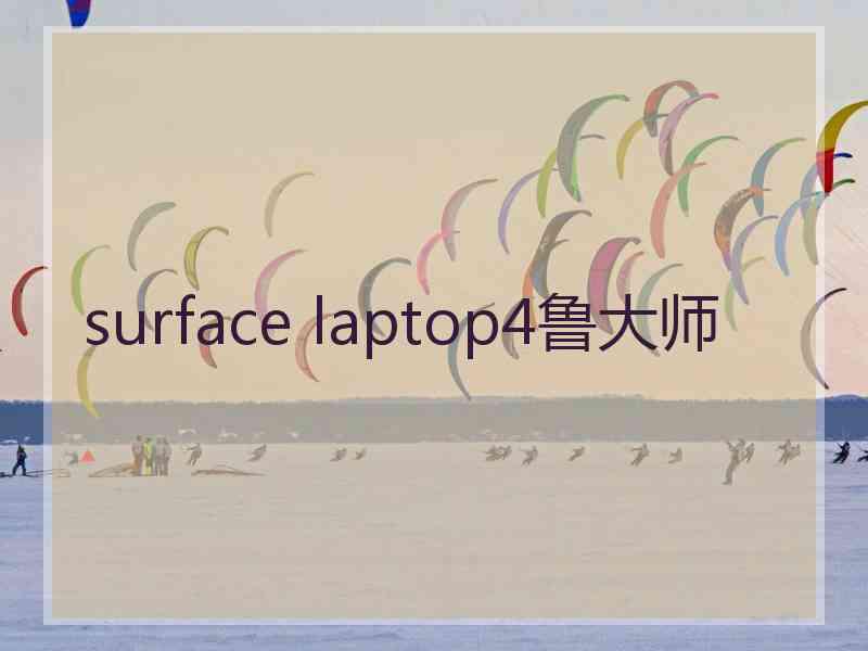 surface laptop4鲁大师