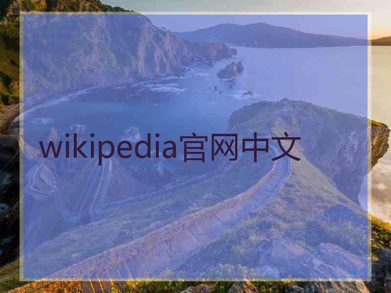 wikipedia官网中文