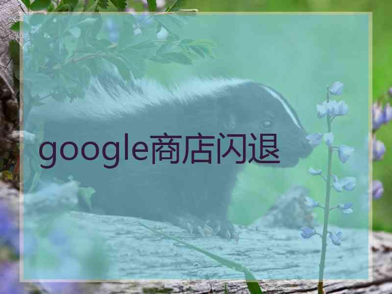 google商店闪退