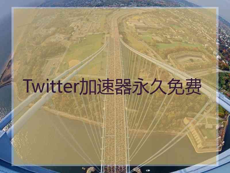 Twitter加速器永久免费