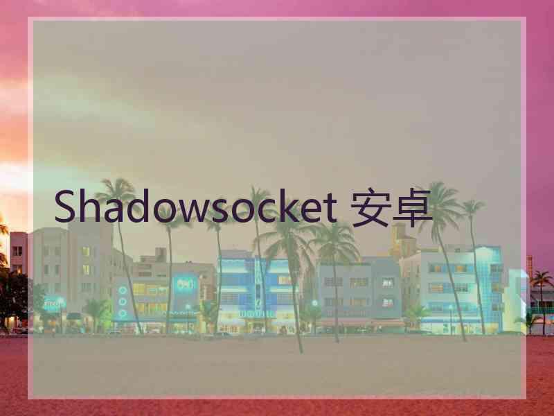 Shadowsocket 安卓