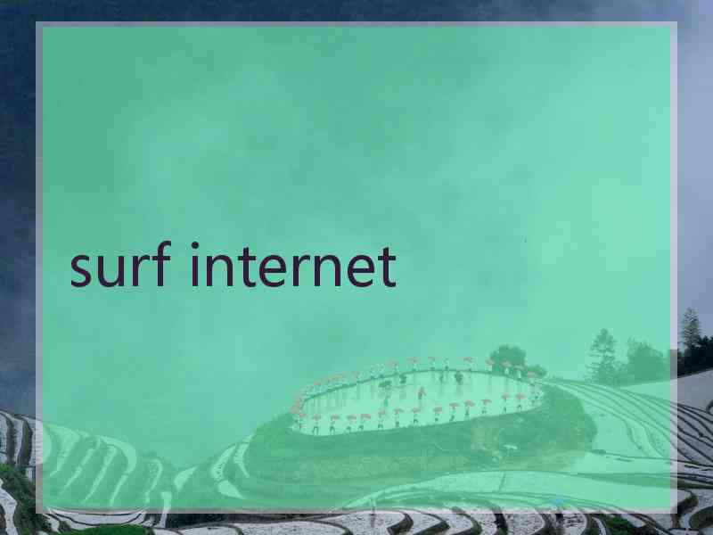 surf internet