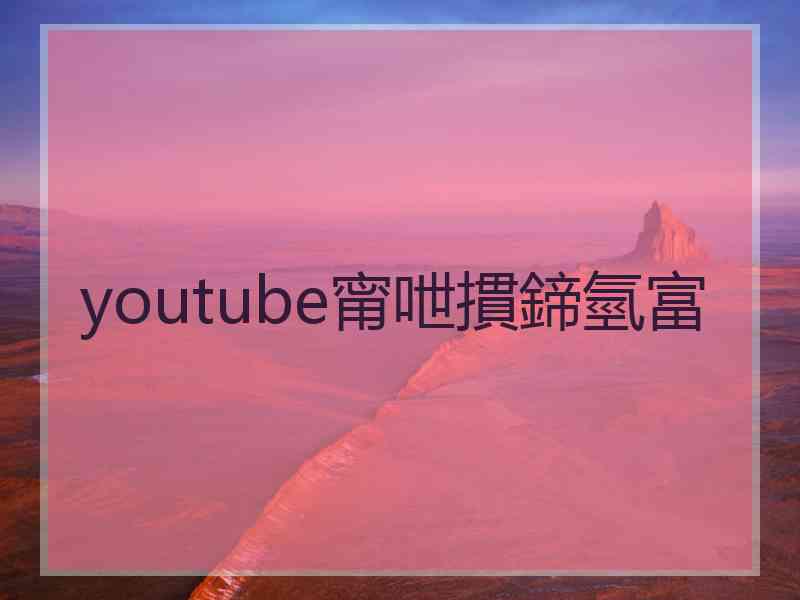 youtube甯呭摜鍗氫富