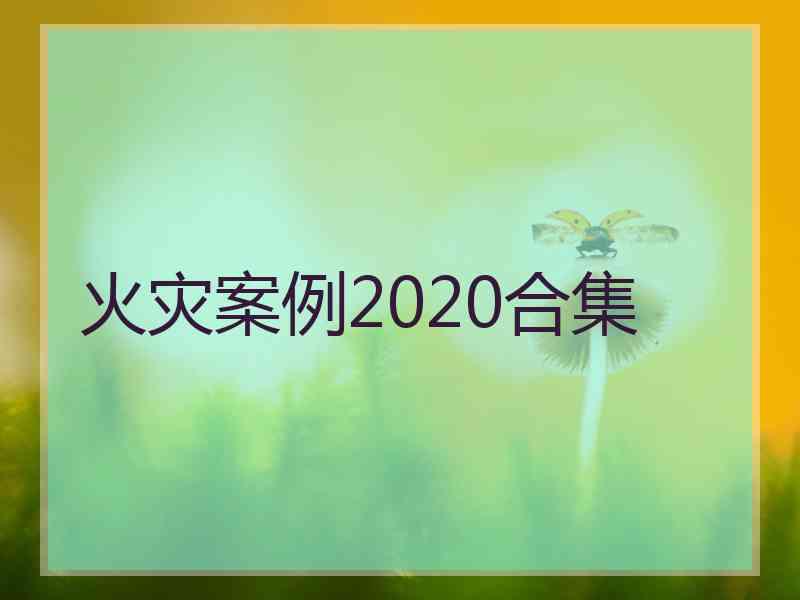 火灾案例2020合集