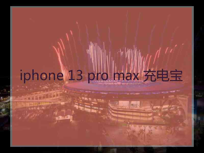 iphone 13 pro max 充电宝