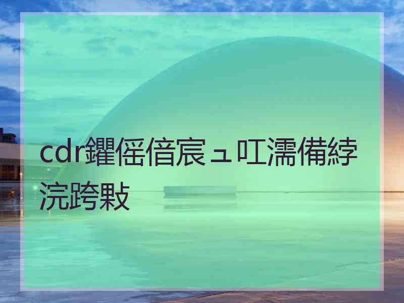 cdr鑺傜偣宸ュ叿濡備綍浣跨敤