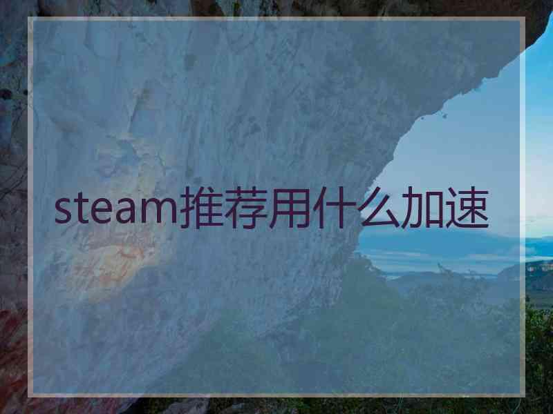 steam推荐用什么加速