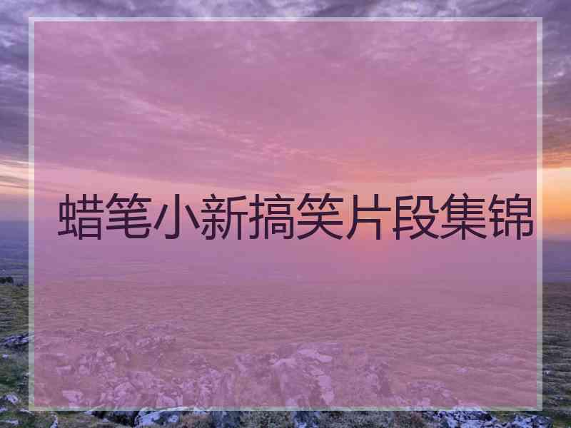 蜡笔小新搞笑片段集锦