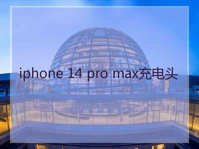 iphone 14 pro max充电头