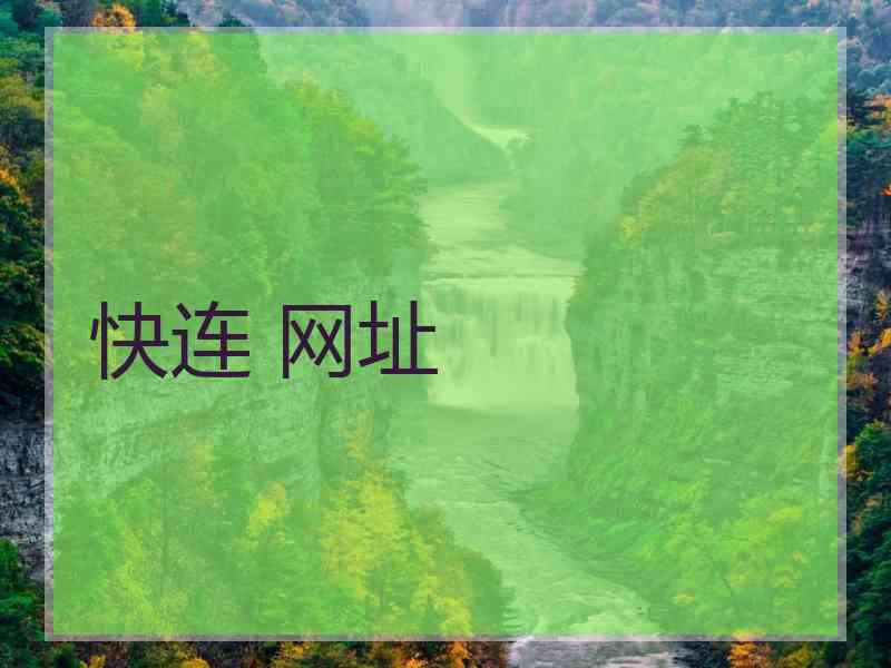 快连 网址