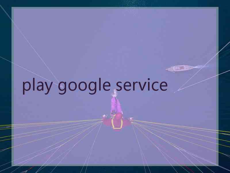 play google service