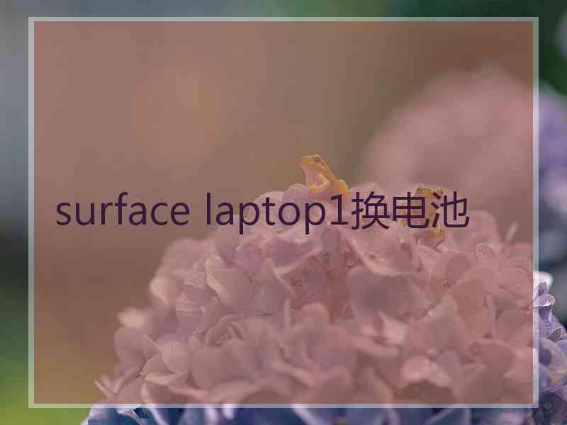 surface laptop1换电池